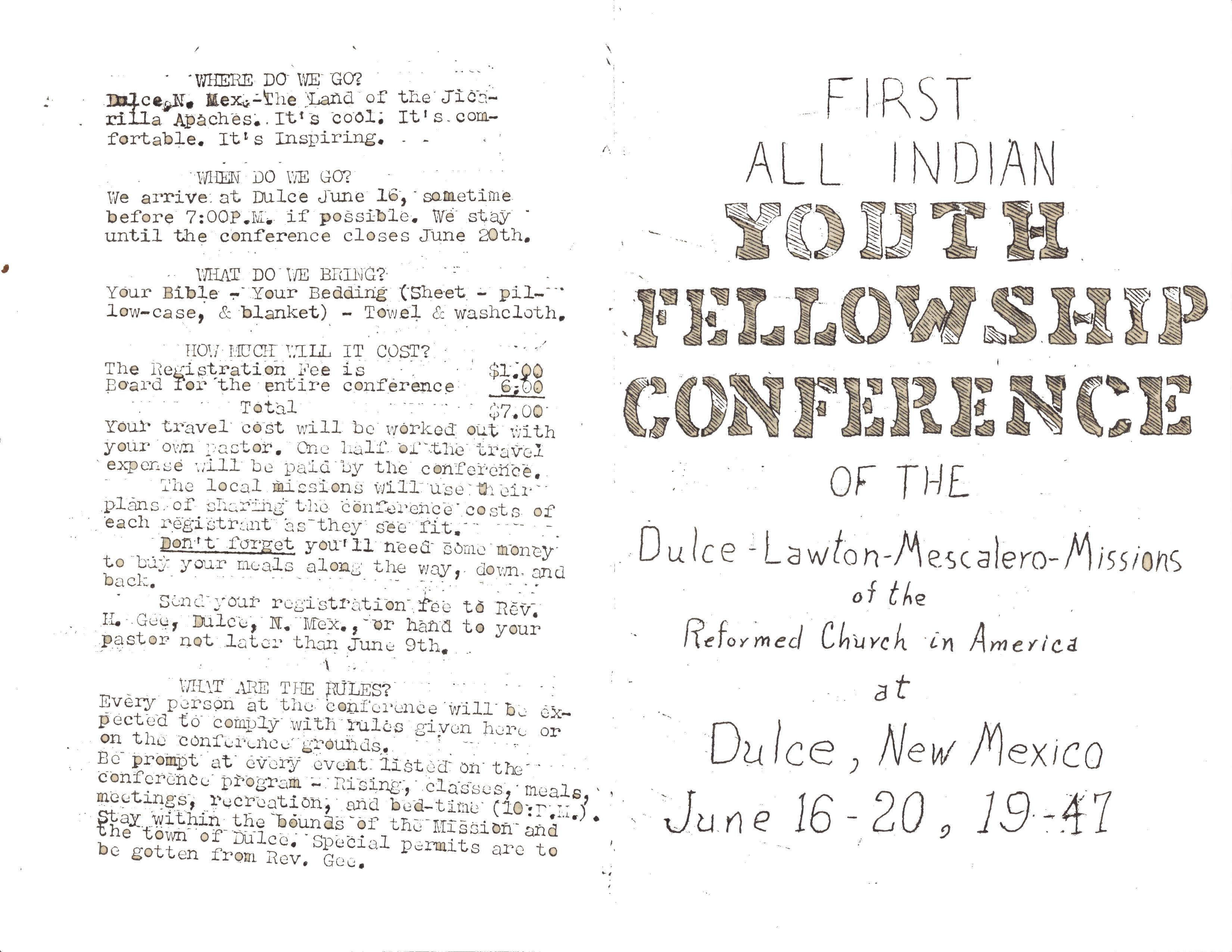 June 16, 1947: Youth Conference (1)